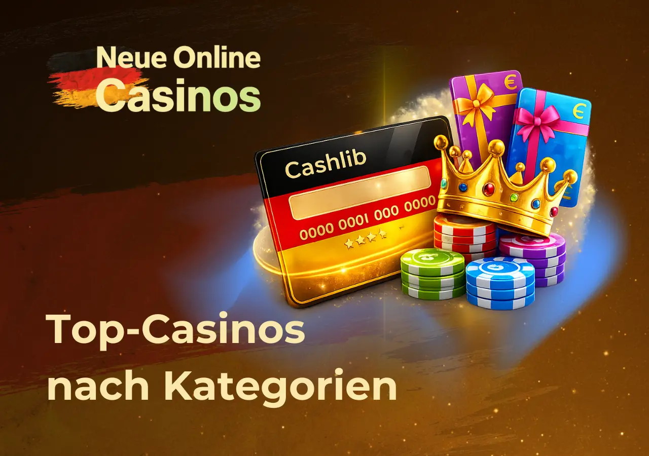 Kategorisierte Auswahl moderner Online-Casinos